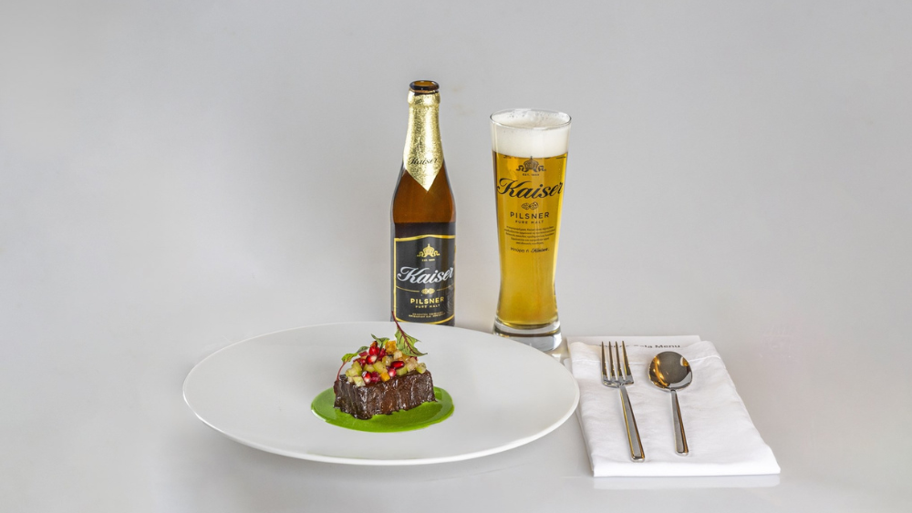 Carne in salsa verde / Kaiser Pilsner